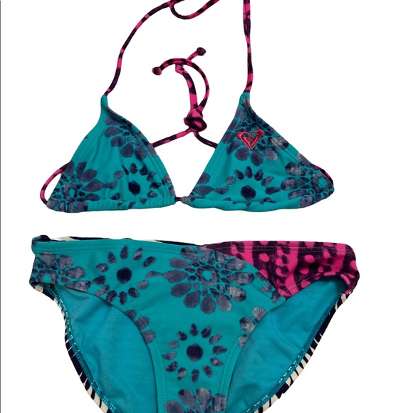 Roxy Bikini Girls Sz. 6/7 - Picture 1 of 3